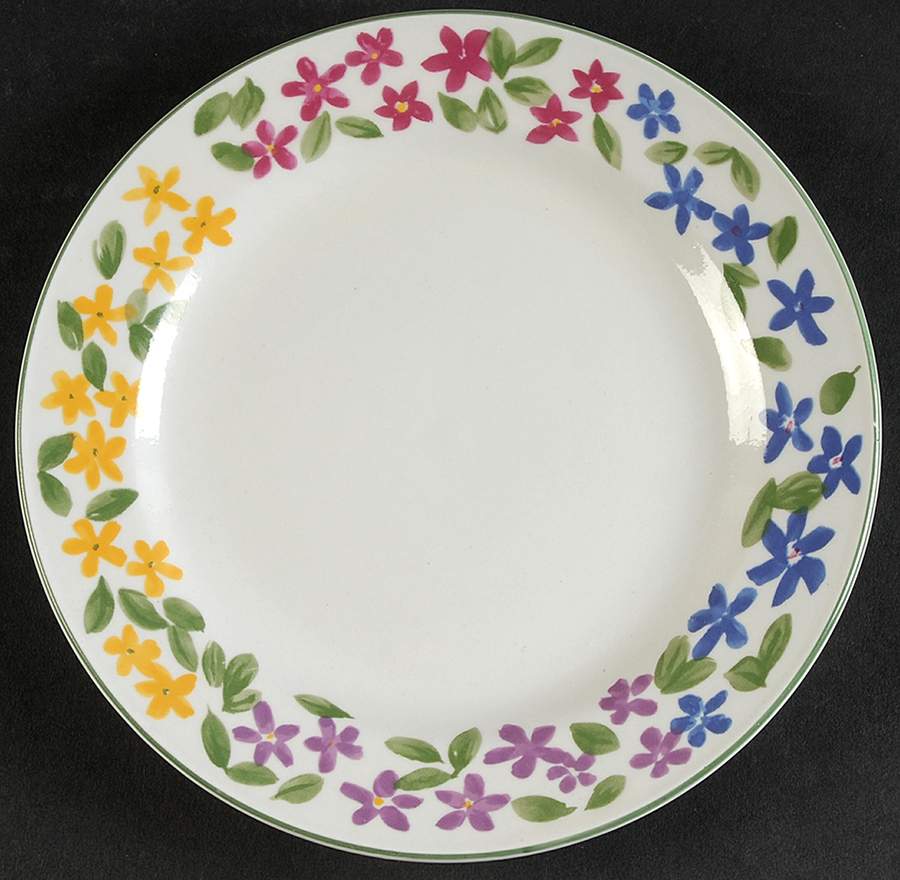 Spring Bouquet Salad Plate by Tabletops Unlimited-1