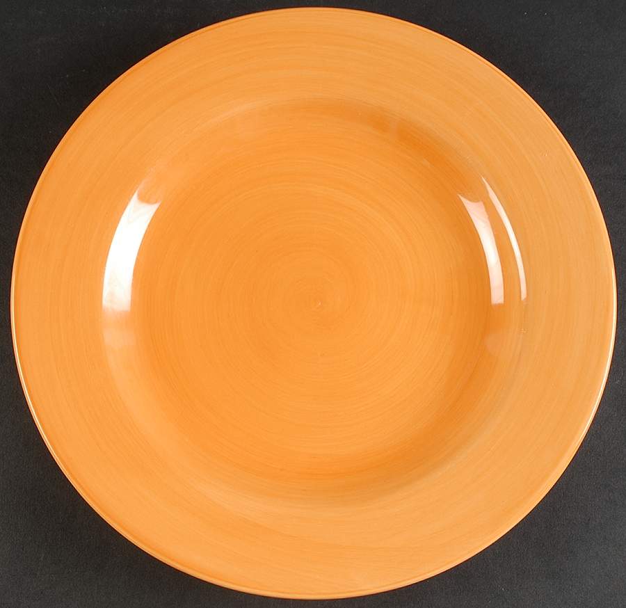 Orange Dinner Plate by Tabletops Unlimited-1