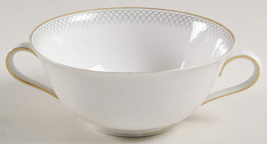 TIR669 Flat Cream Soup Bowl by Tirschenreuth-1
