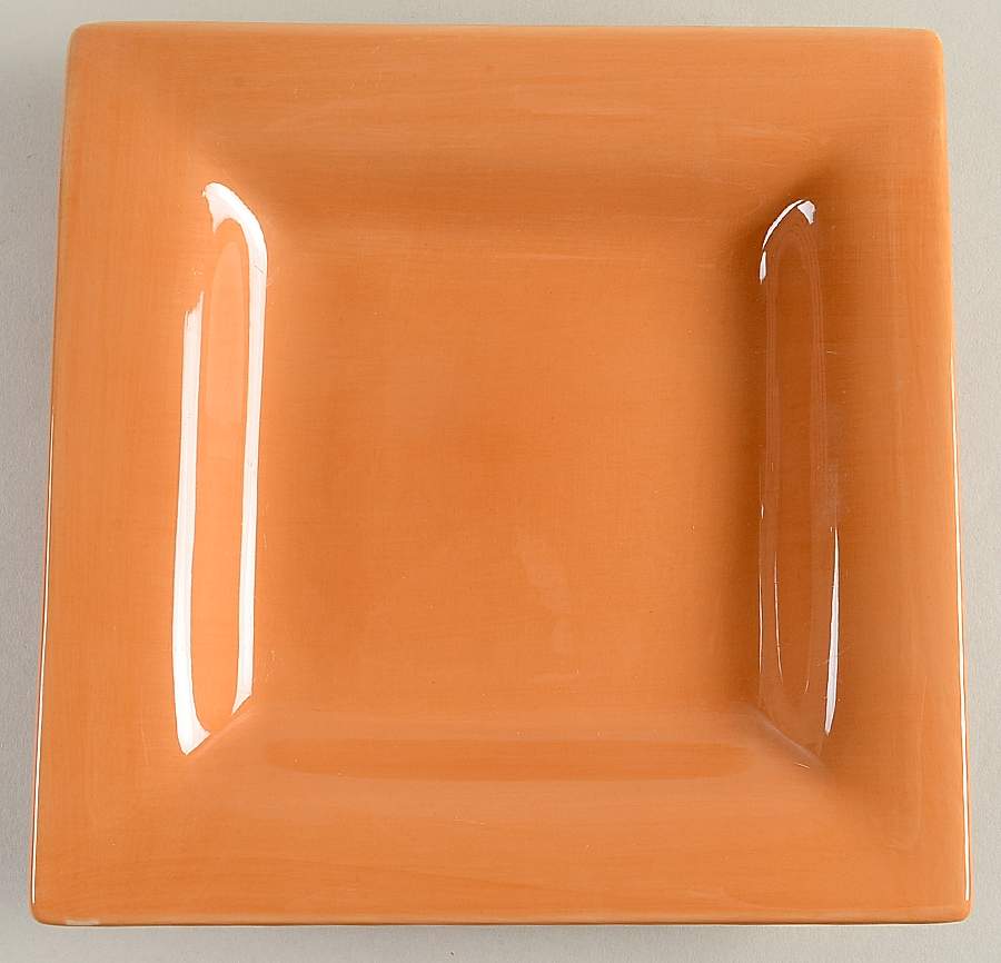 Espana Pumpkin Square Salad Plate by Tabletops Unlimited-1
