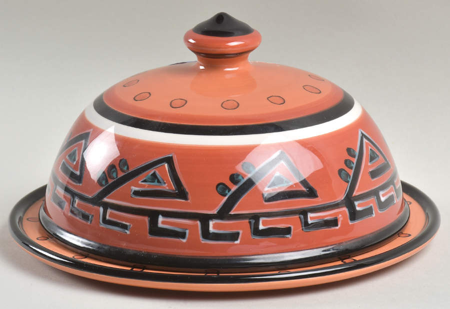 Hopi Round Covered Butter by Tabletops Unlimited-1