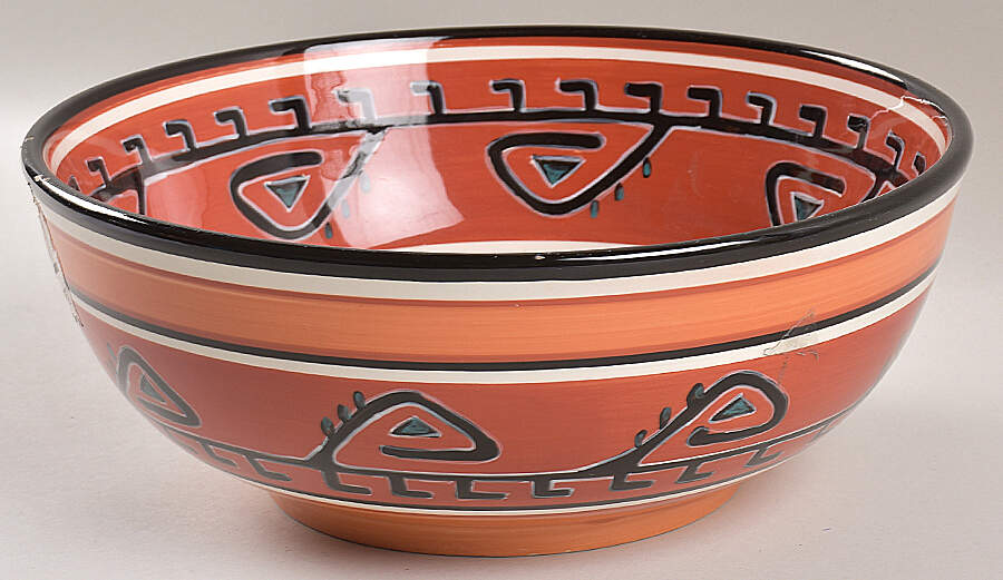 Hopi 11" Round Serving Bowl by Tabletops Unlimited-1