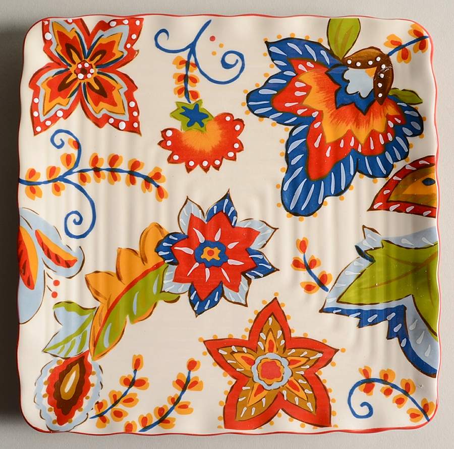 Elena Square Salad Plate by Tabletops Unlimited-1