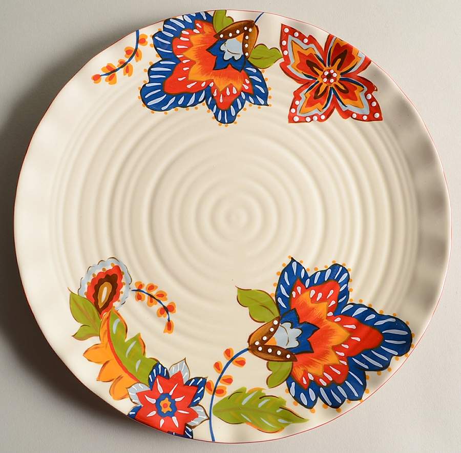 Elena Dinner Plate by Tabletops Unlimited-1