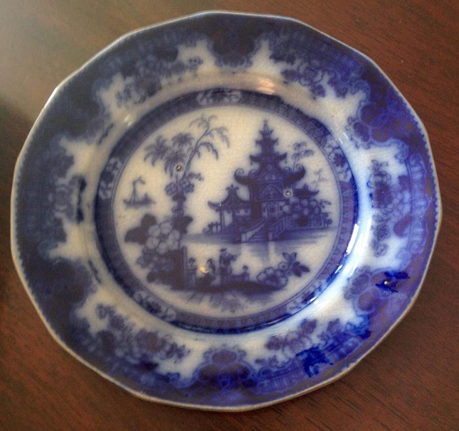 Lahore Bread & Butter Plate by Thomas Phillips & Son-1