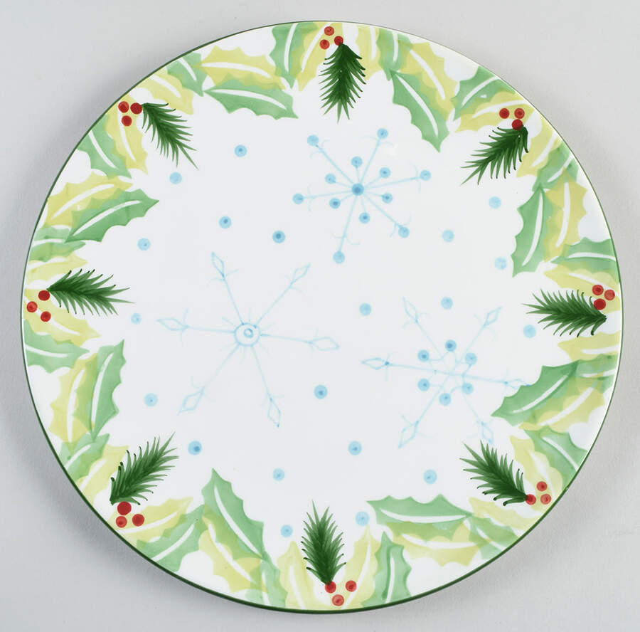 Hometown Christmas 12" Chop Plate (Round Platter) by Temp-Tations-1