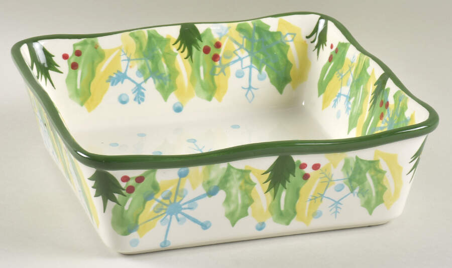 Hometown Christmas 8" Square Baker by Temp-Tations-1