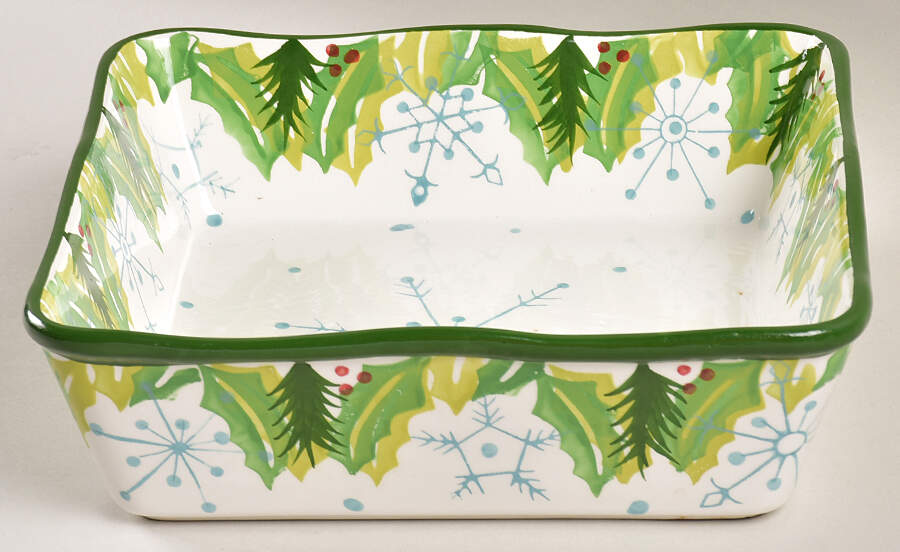 Hometown Christmas 9" Square Baker by Temp-Tations-1