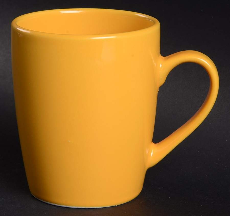 Granada Yellow Mug by Tabletops Unlimited-1