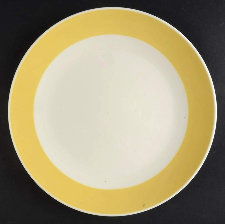 Light N Lovely Yellow Dinner Plate by Taylor, Smith & Taylor (Ts&T)-1