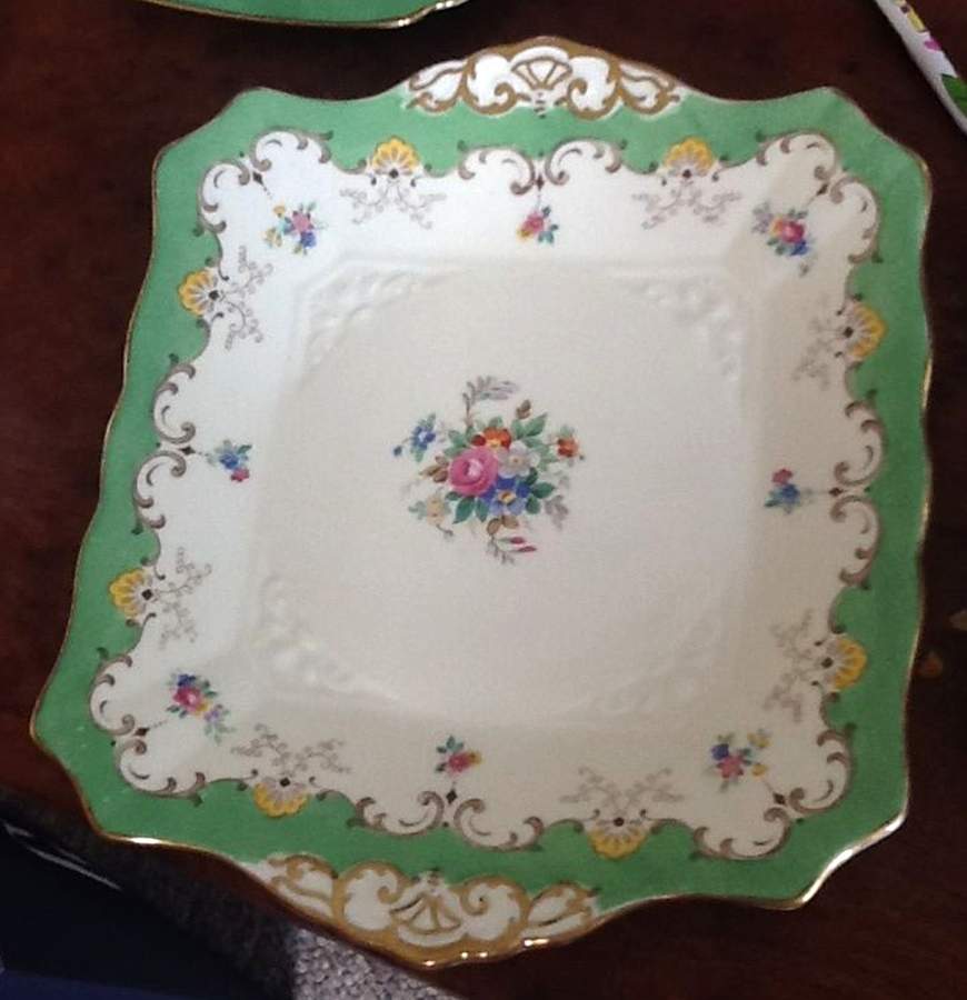 TUS202 Square Handled Cake Plate by Tuscan - Royal Tuscan-1