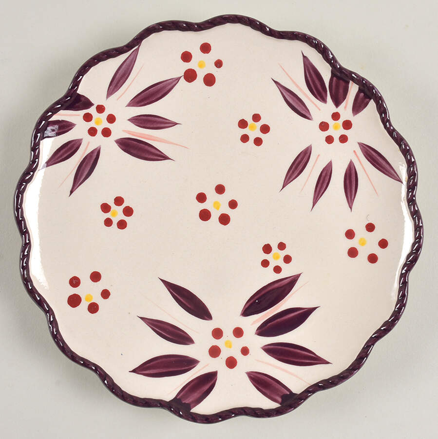 Old World Eggplant Salad Plate by Temp-Tations-1
