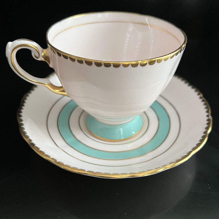 9348H Footed Cup & Saucer Set by Tuscan - Royal Tuscan-1