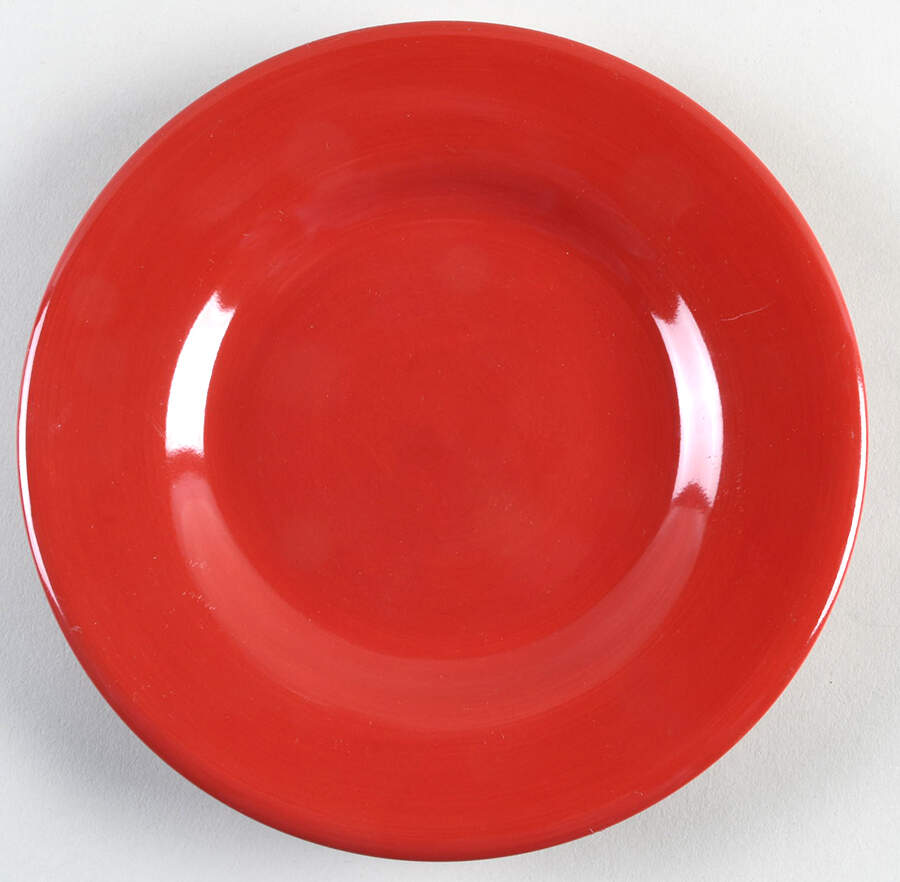 Barcelona Flame Red Salad Plate by Tabletops Unlimited-1