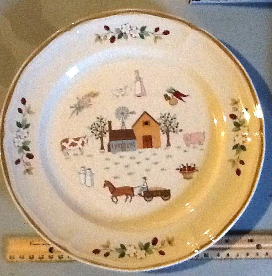 Province Dinner Plate by Town House China-1