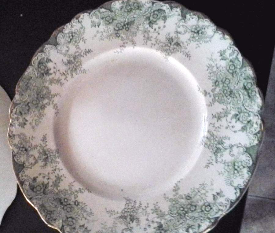 Navy Green Luncheon Plate by Till & Sons-1