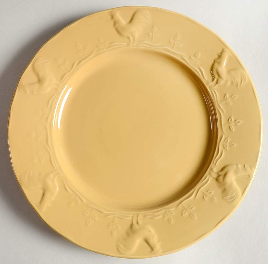 Embossed Rooster Dinner Plate by Tabletops Unlimited-1