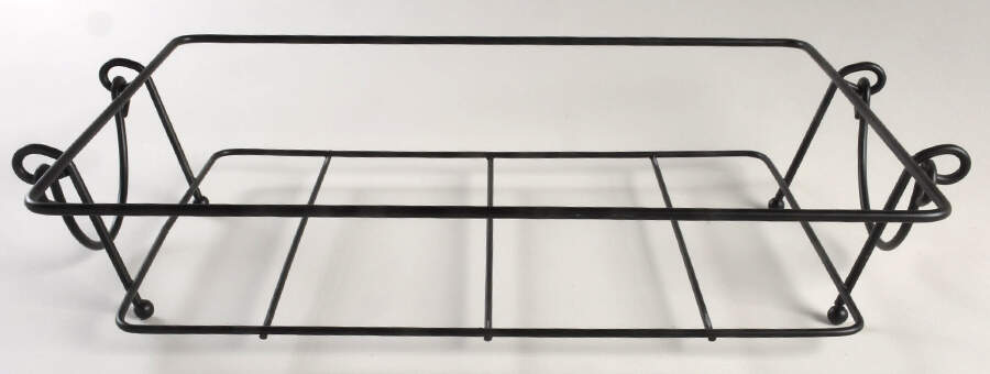 Birds of Paradise Metal Stand for 14" Rectangular Baker by Temp-Tations-1
