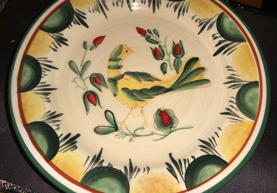 Birds of Paradise Bread & Butter Plate by Temp-Tations-1