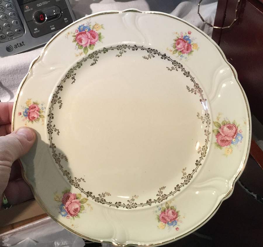 TST1113 Dinner Plate by Taylor, Smith & Taylor (Ts&T)-1