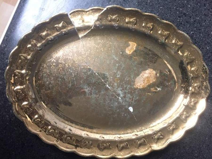 TST1118 14" Oval Serving Platter by Taylor, Smith & Taylor (Ts&T)-1
