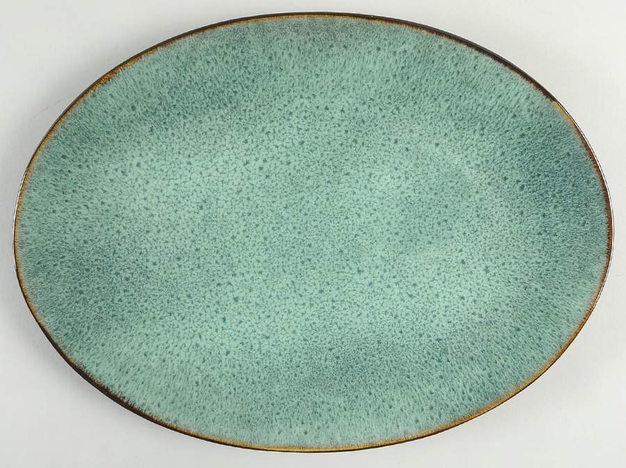 Belmont Green 12" Oval Serving Platter by Threshold-1