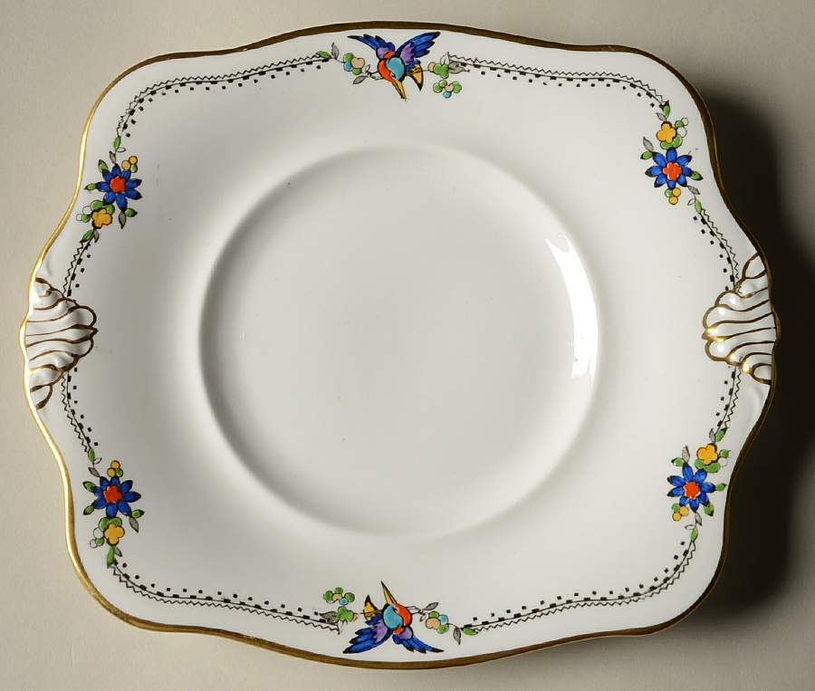 TUS210 Square Handled Cake Plate by Tuscan - Royal Tuscan-1