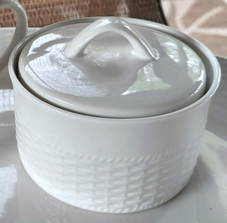 Capri Sugar Bowl & Lid by Tabletops Unlimited-1