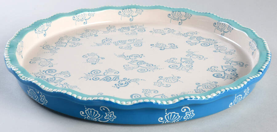 Floral Lace Summer Cheese Serving Plate by Temp-Tations-1