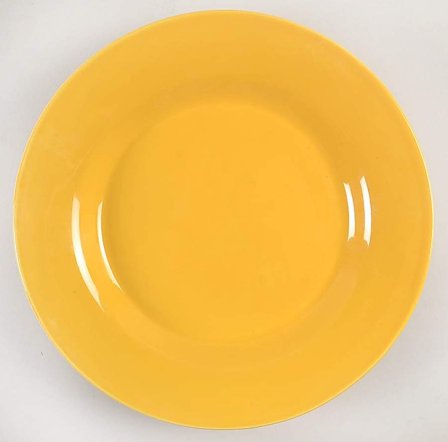 Corsica Yellow (2016) Dinner Plate by Tabletops Unlimited-1