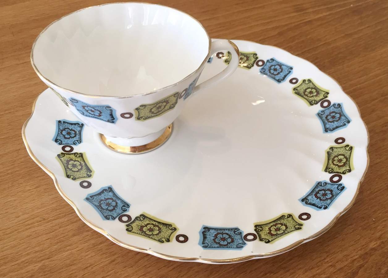 TUS211 Snack Plate & Cup Set by Tuscan - Royal Tuscan-1