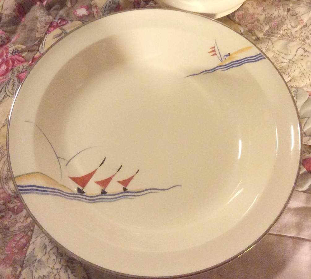 TST1124 Rim Soup Bowl by Taylor, Smith & Taylor (Ts&T)-1