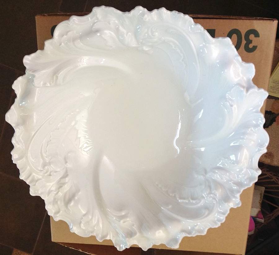 Rocaille Centerpiece/Console Bowl by Tirschenreuth-1