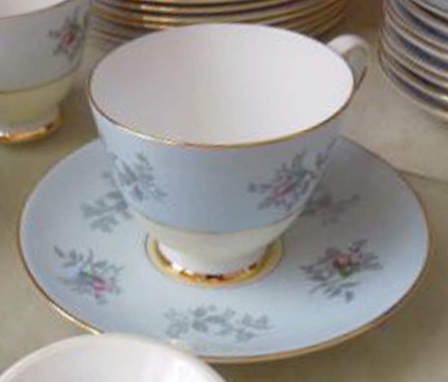 Duchess Footed Cup & Saucer Set by Tuscan - Royal Tuscan-1