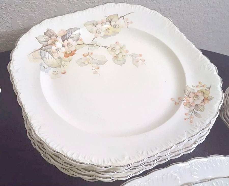 TST2344 Square Dinner Plate by Taylor, Smith & Taylor (Ts&T)-1