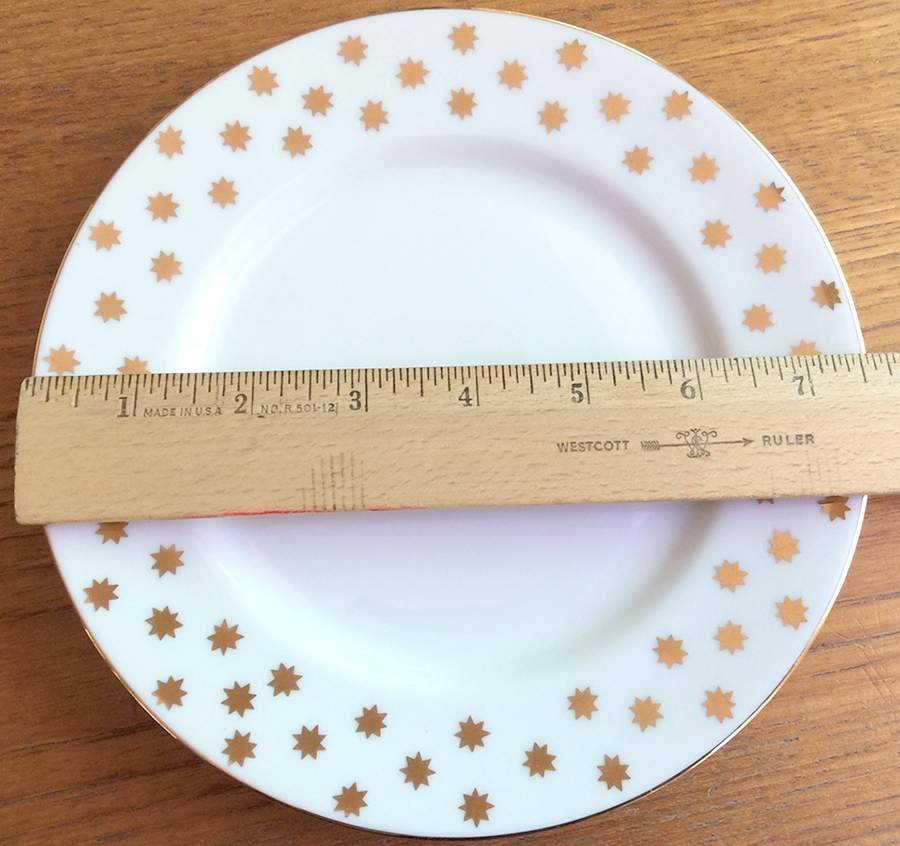 Evening Star Salad Plate by Ten Strawberry Street-1