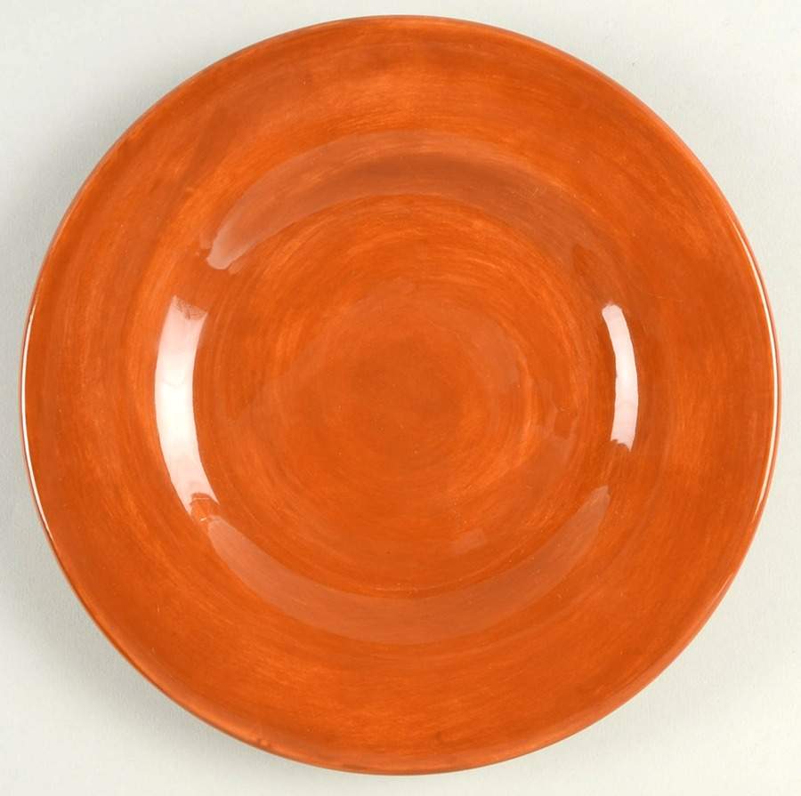 Salute Brick Red Salad Plate by Tabletops Unlimited-1