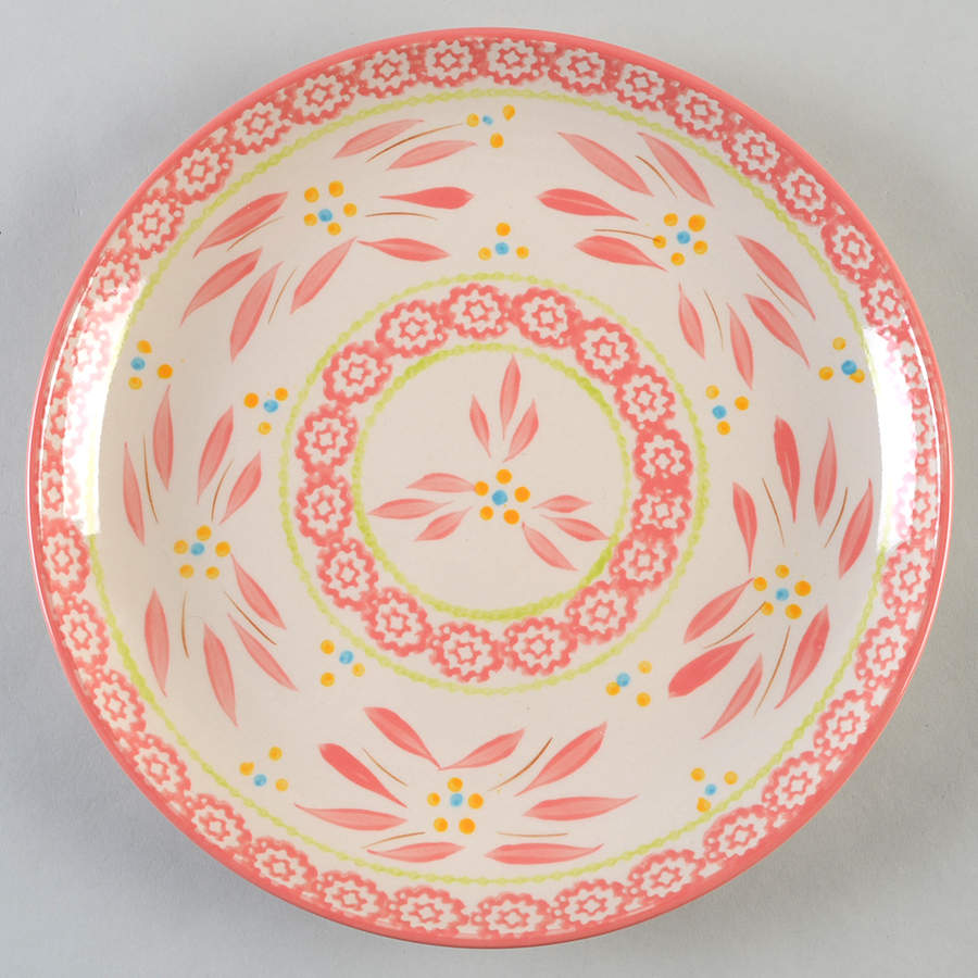 Old World Hot Pink Coupe Dinner Plate by Temp-Tations-1
