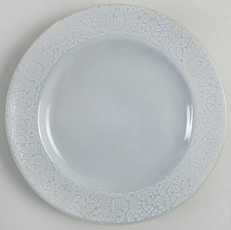 Coralie Grey Dinner Plate by Threshold-1