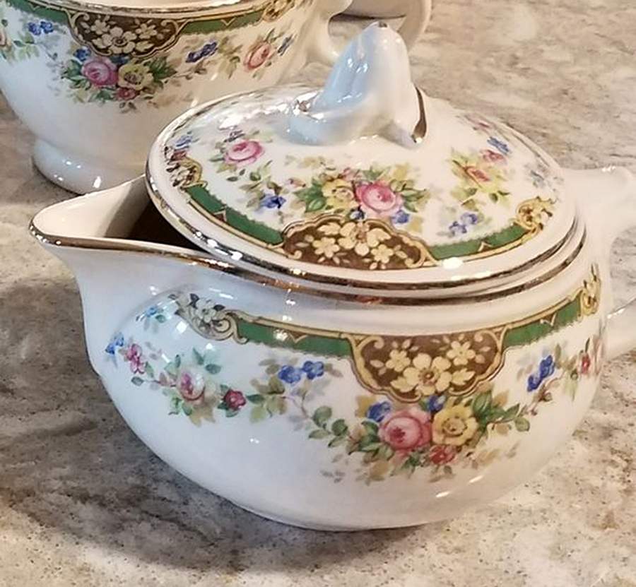 TST1141 Creamer & Lid by Taylor, Smith & Taylor (Ts&T)-1