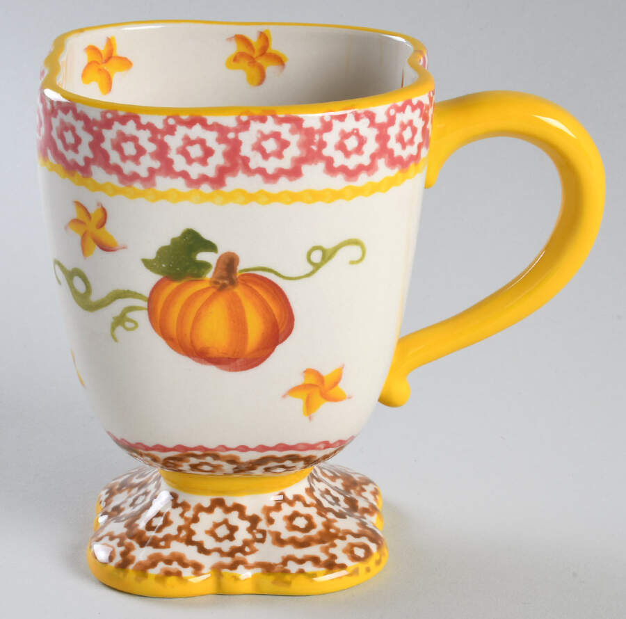 Pumpkin Patch Square Mug by Temp-Tations-1