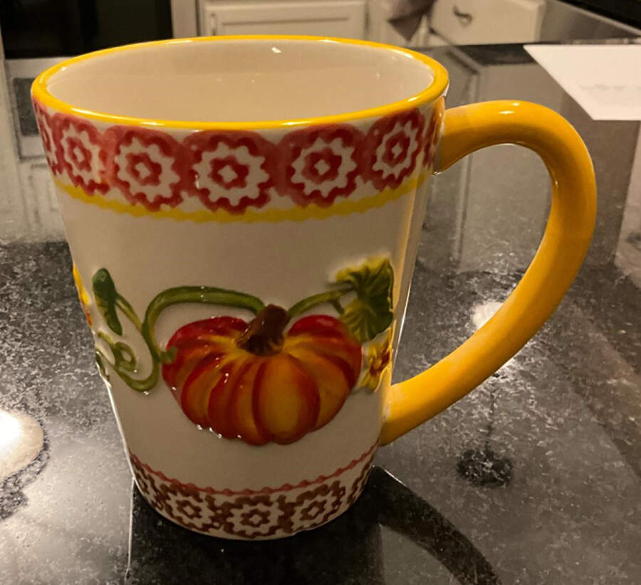 Pumpkin Patch Mug No Lid/Coaster Or Spoon by Temp-Tations-1