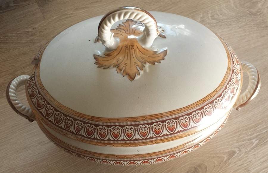 Greek Tureen &  Lid by Thomas Fell-1