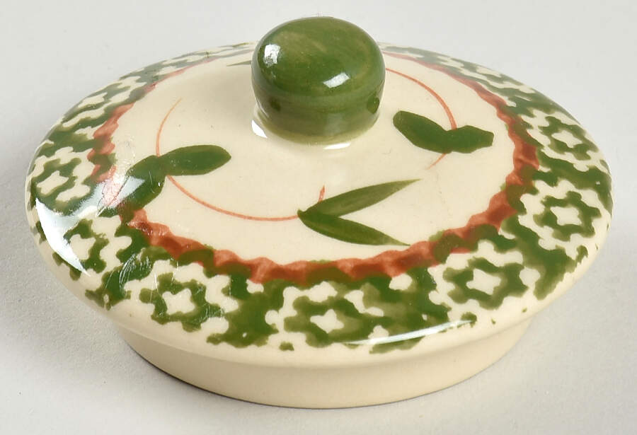 Old World Poinsettia Lid for Sugar Bowl by Temp-Tations-1