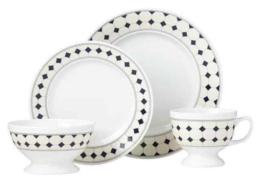 Diamant No 10 Dinner Plate by Thomas O'Brien-1
