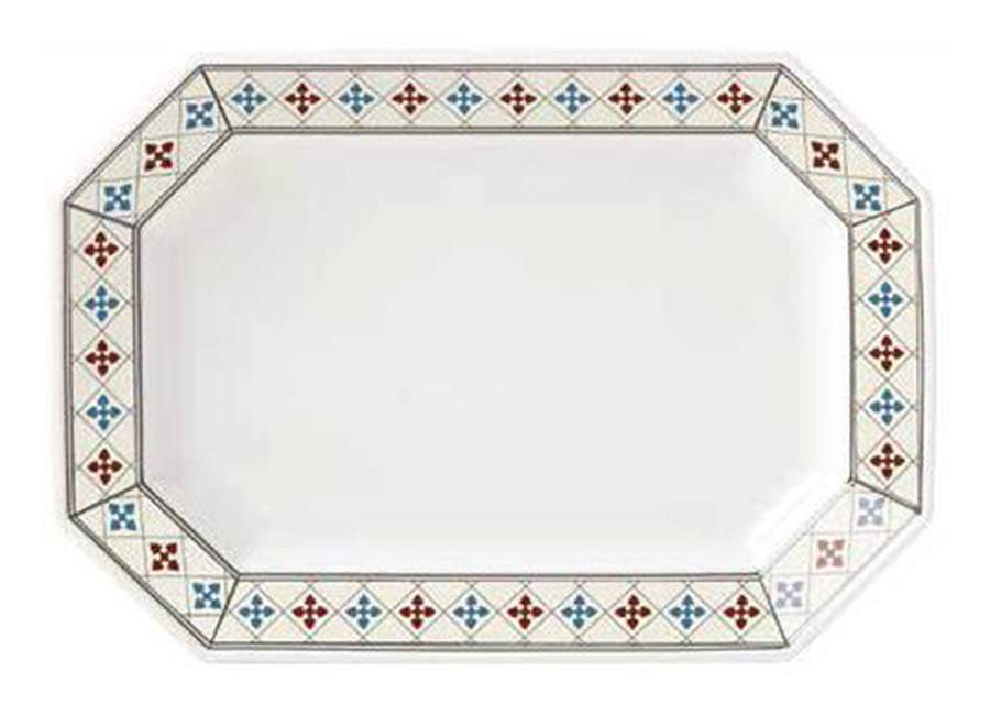 Ardeche No 35 14" Octagonal Serving Platter by Thomas O'Brien-1