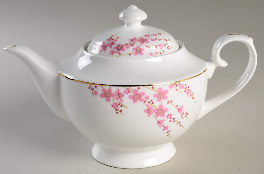 Sakura Petals Teapot & Lid by Teavana-1