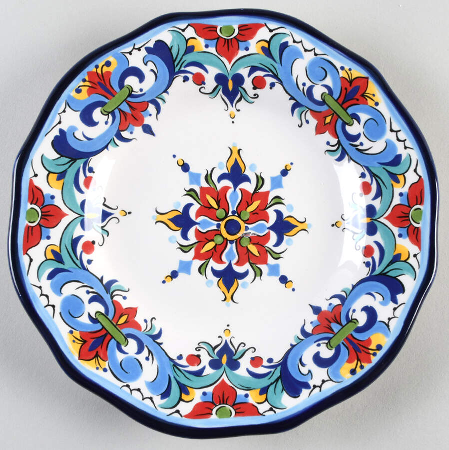 San Marino Blue Salad Plate by Tabletops Unlimited-1