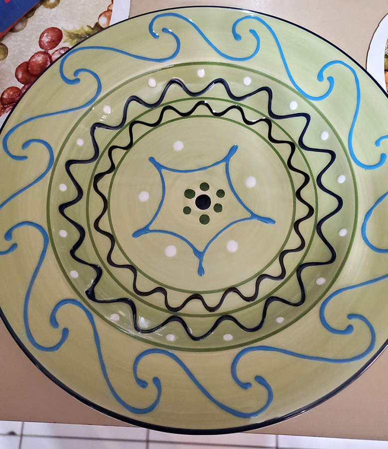 Mazatlan Salad Plate by Tabletops Unlimited-1
