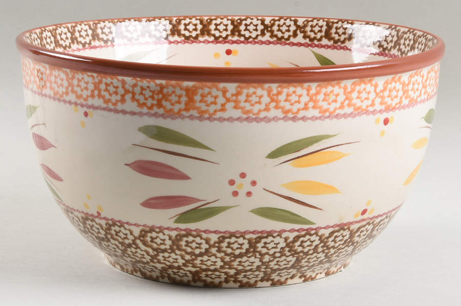 Old World Fallfetti 9" Mixing Bowl by Temp-Tations-1